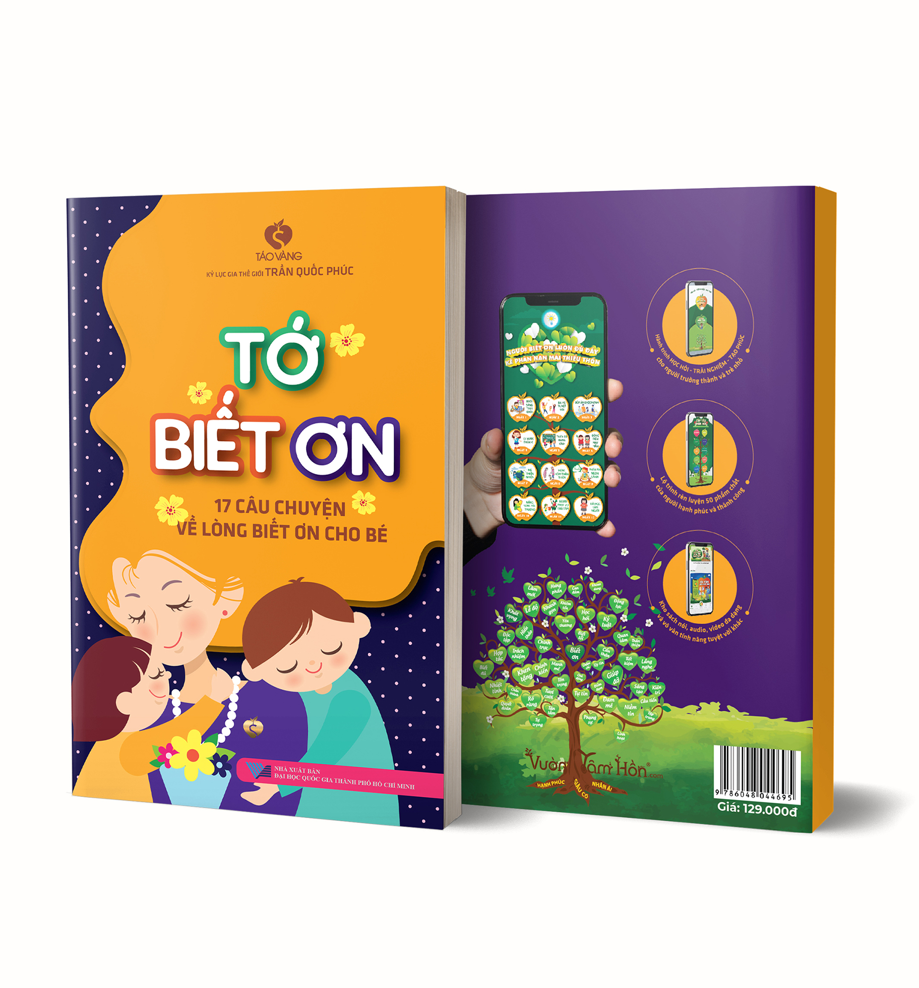 Sách thiếu nhi: Tớ Biết Ơn - Xây dựng lòng biết ơn cho bé qua những tình huống thực tế | Táo Vàng Book