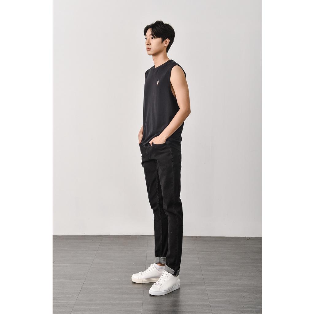 TANKTOP - Áo thun ba lỗ 3 màu basic chất đẹp, hình thêu - 10S21TTO002 LASTORE MENSWEAR