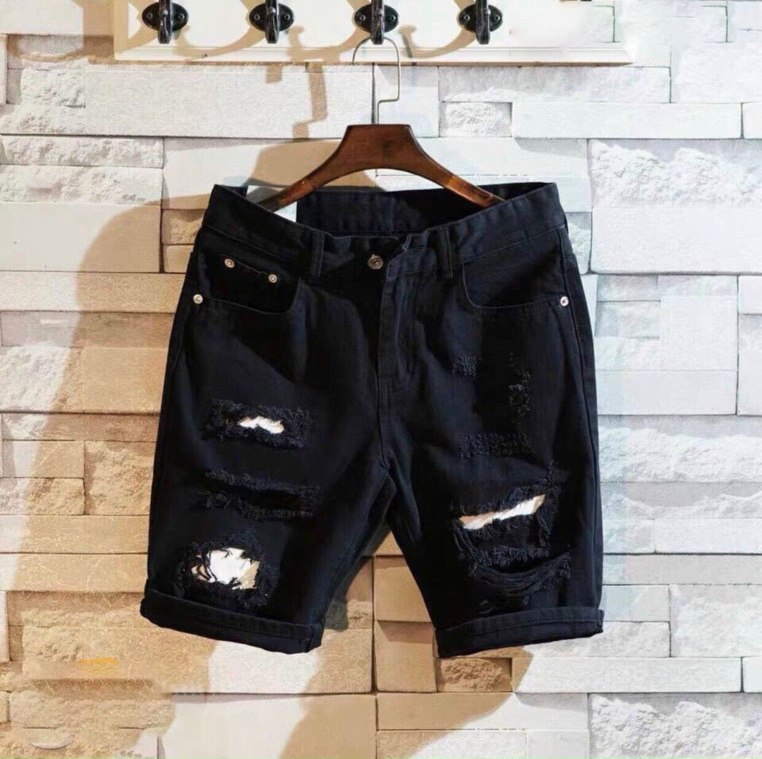 Quần shorts jeans nam ngắn thời trang