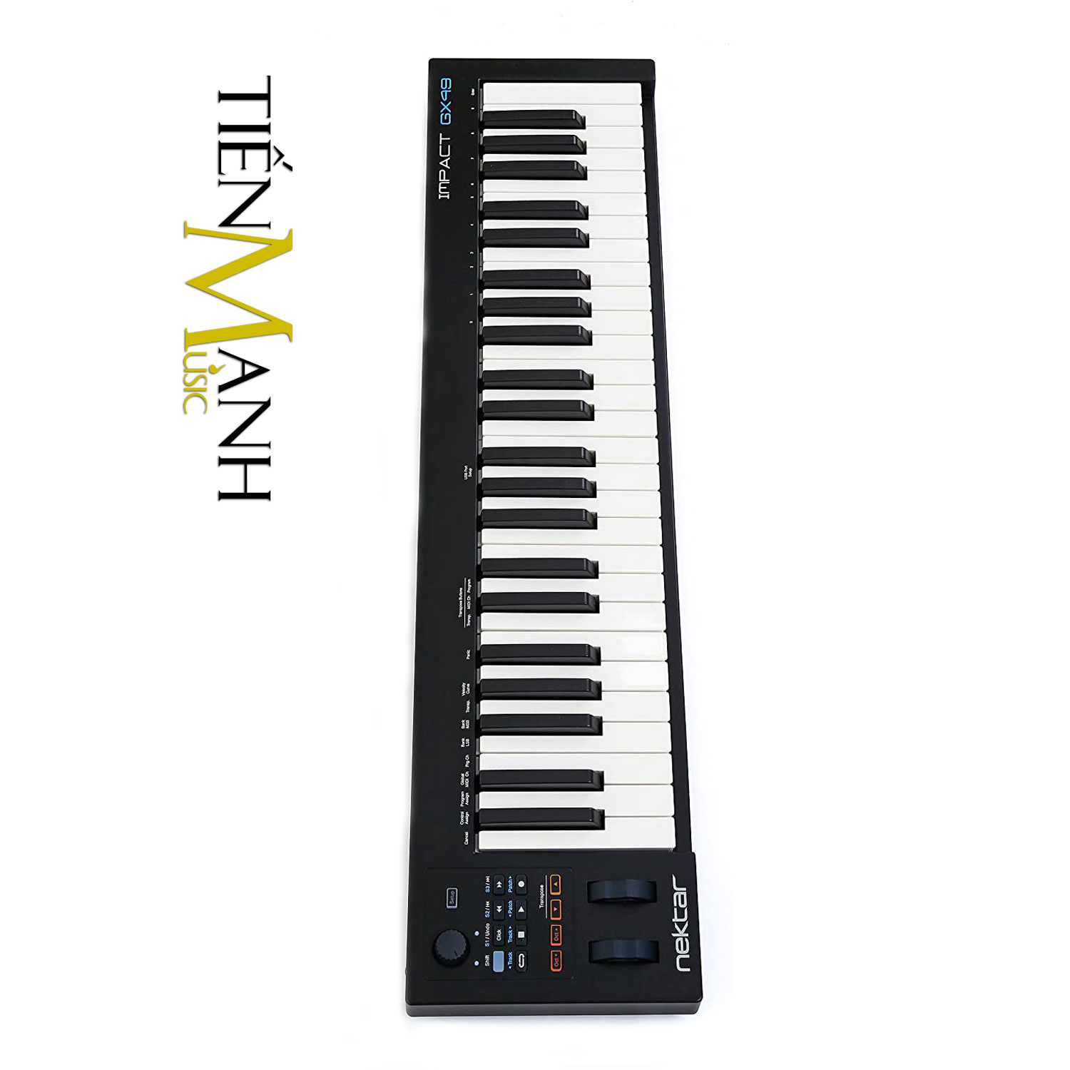 Nektar GX49 Midi Keyboard Controller 49 Phím Cảm ứng lực Bàn phím sáng tác - Sản xuất âm nhạc Producer Hàng Chính Hãng - Kèm Móng Gẩy DreamMaker