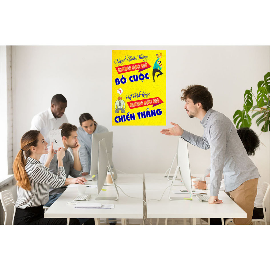 Decal trang trí Slogan trang trí văn phòng công ty số 27