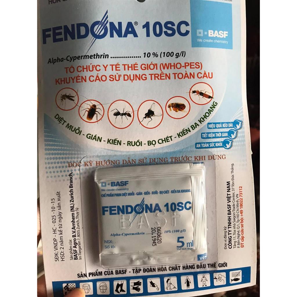 Diệt - Muỗi, Gián, Kiến - Gói FENDONA 10SC 5ml Pet-1989