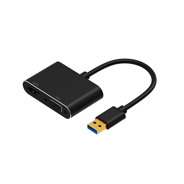 Cáp chuyển đổi USB 3.0 to HDMI + VGA Onten OTN-5201B cao cấp