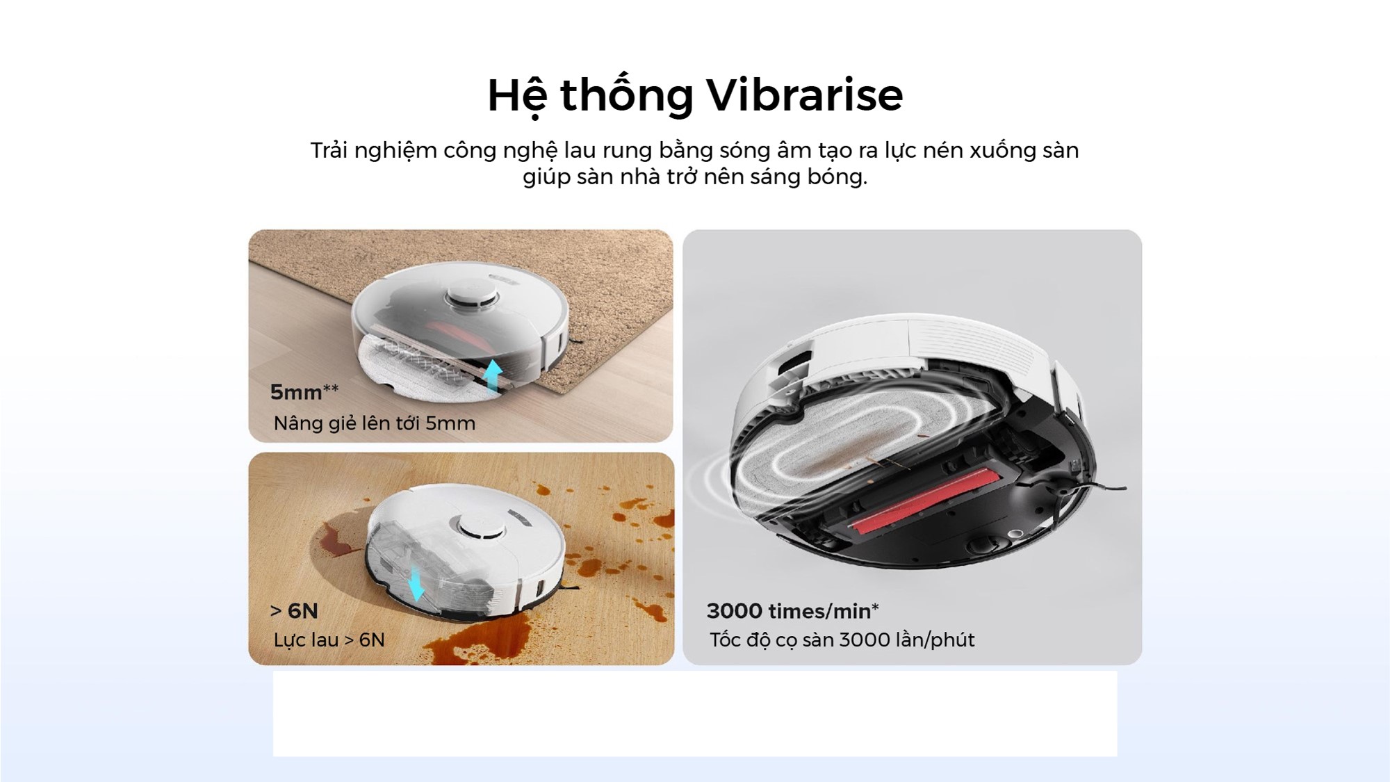 Robot Hút Bụi Lau Nhà Roborock S7 Max Ultra Lực Hút 5500Pa - Hàng Chính Hãng