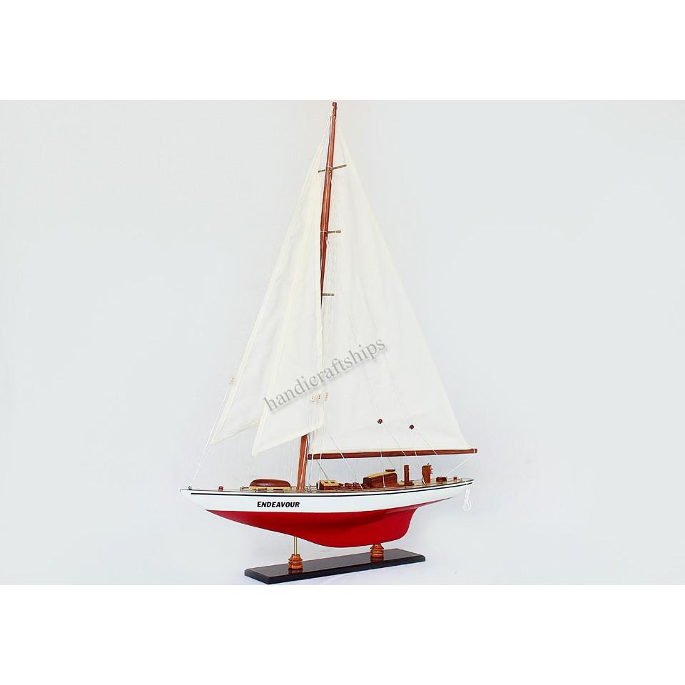 Mô hình thuyền gỗ Endeavour 50cm
