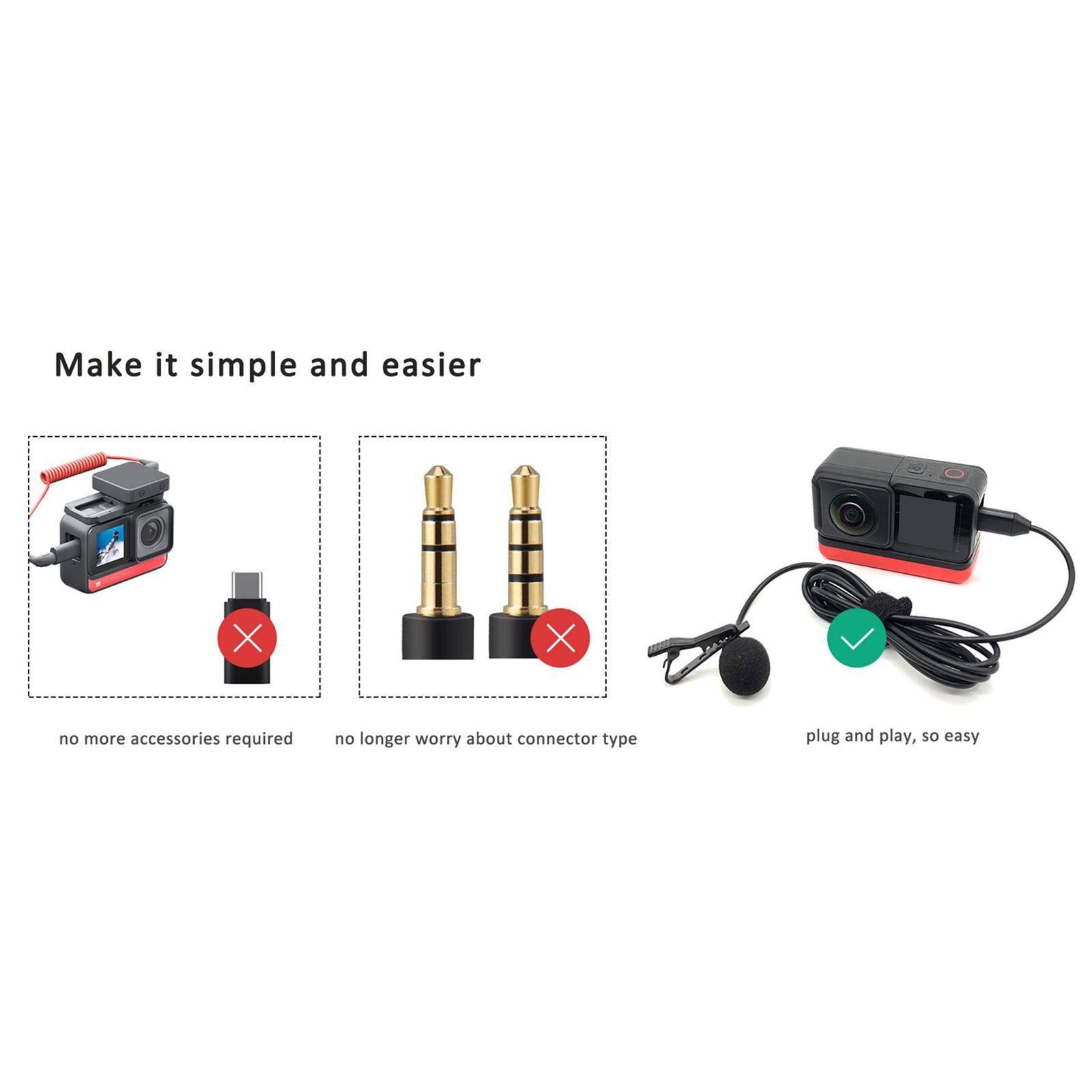Lapel Microphone Portable Professional for live Stream