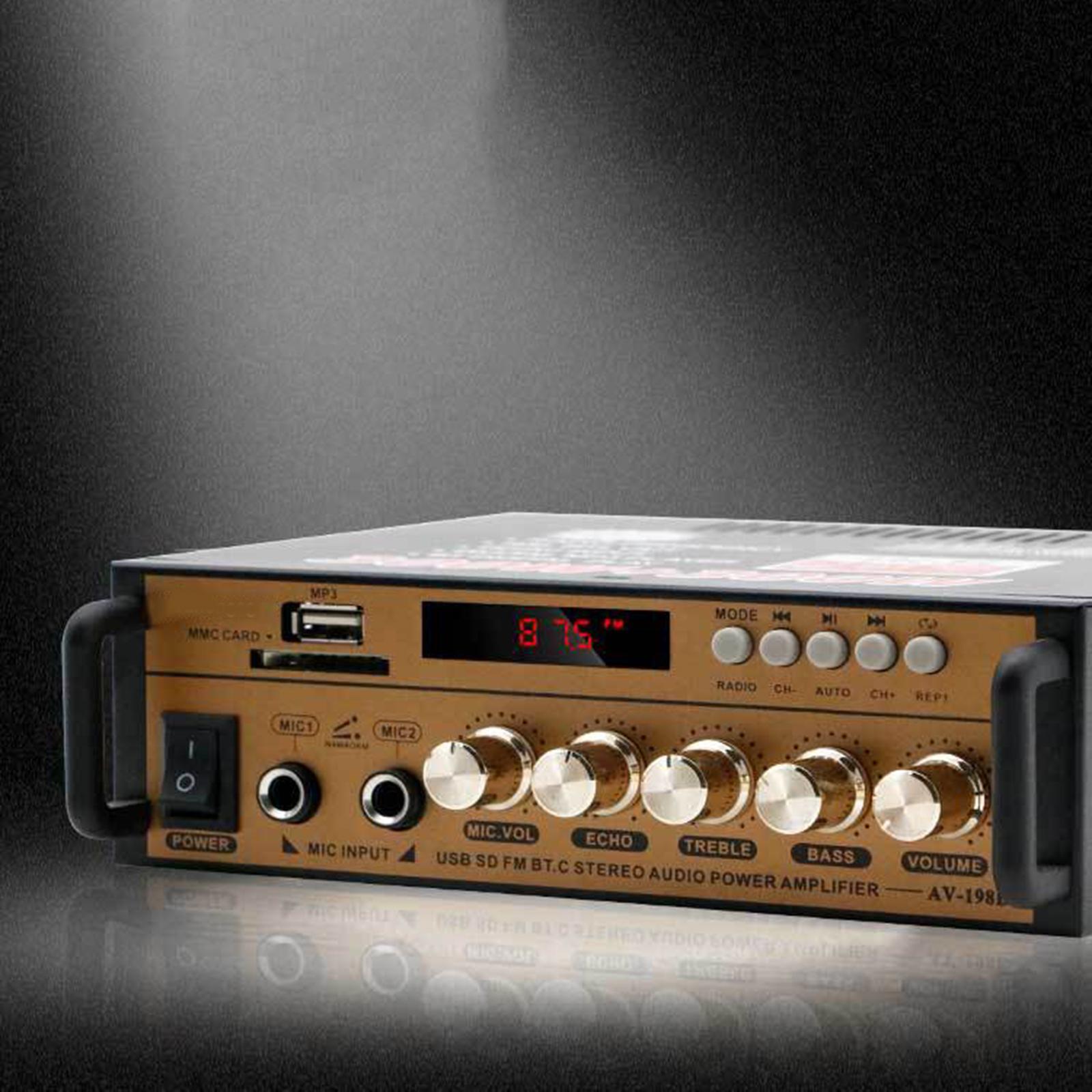 Power Amplifier for Home Stereo Speakers 60W x 2 2.0 Channel HiFi Stereo Amp