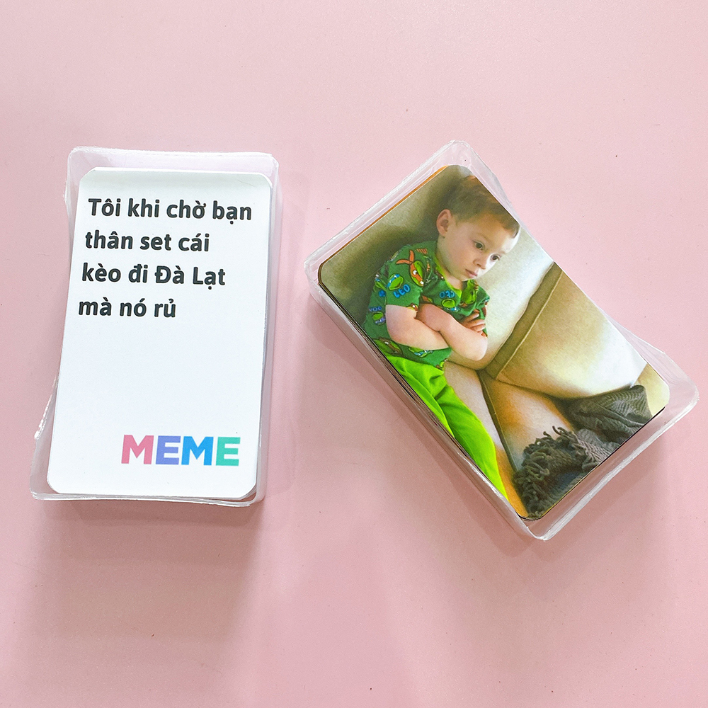 Bộ Bài Meme 70 Lá Drinking Game Uống Bia Tụ Tập Cùng Bạn Bè What Do You Meme Việt Hóa Siêu Hài