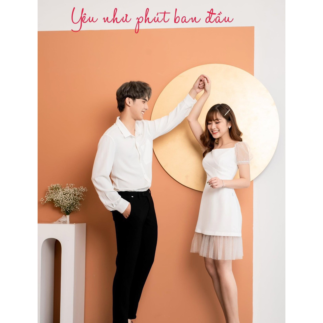 Set đồ đôi áo váy cặp CoupleTina cao cấp - Phối ren tinh tế - Thiết Kế Tuyệt Đẹp