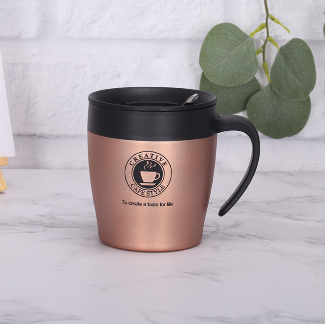 LY GIỮ NHIỆT CÀ PHÊ,TRÀ INOX 304 CREATIVE 330ML CHẤT LƯỢNG KÈM MUỖNG KHUAY INOX - ly uống trà - bình nước giữ nhiệt - binh giư nhiet inox - ly giu nhiet inox - bình uống nước thép không rỉ - ly uống nước"
