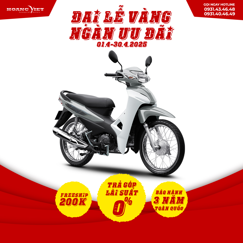 Xe Máy Honda Wave Alpha 2025 - Phiên Bản Cổ Điển