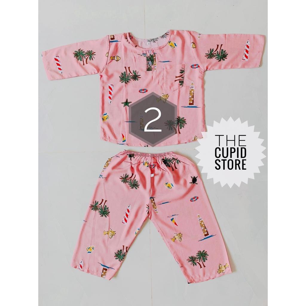 Đồ bộ chất liệu tole lanh 2 da loại 1 cho bé trai từ 5-7 kg - The Cupid Store