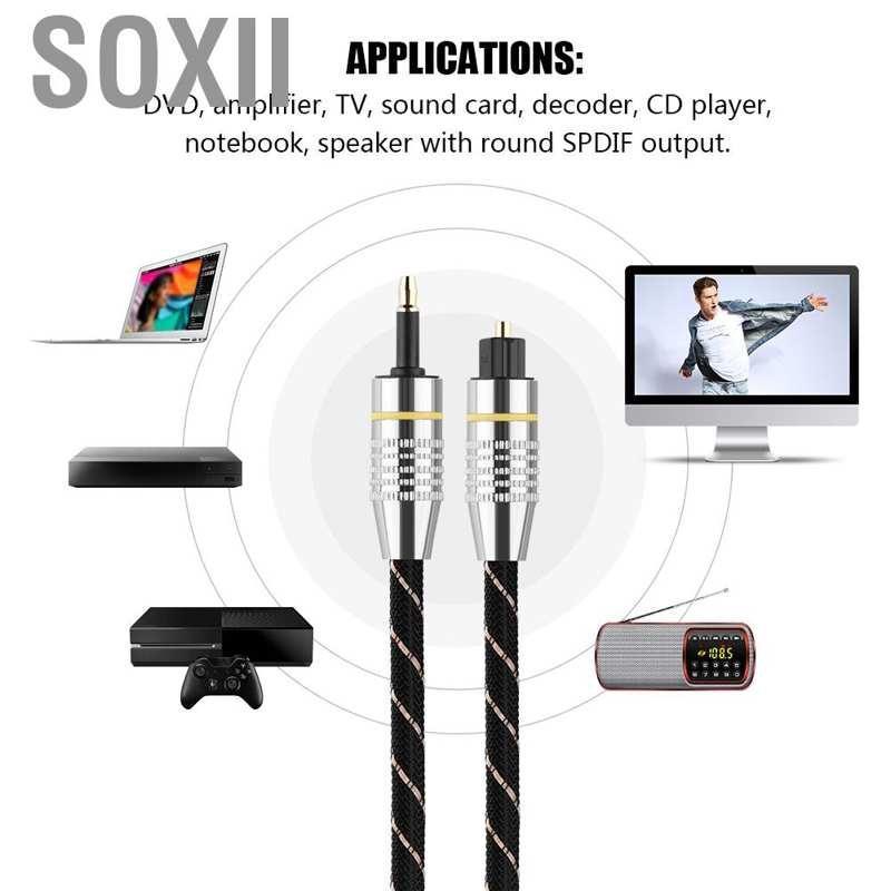 Cáp Quang Âm Thanh Kỹ Thuật Số Stxii Toslink Sang 3.5mm Spdif 3m
