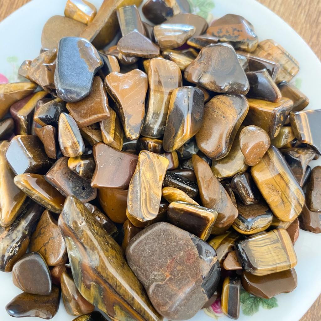 Đá Thanh Tẩy Vụn Phong Thủy Chơi Tarot Màu Nâu