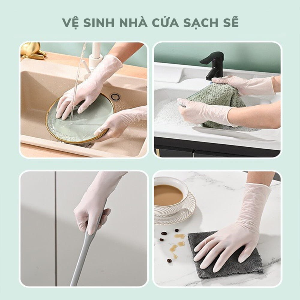 Đôi găng tay cao su con Hươu siêu dai, găng tay rửa chén rửa bát, bao tay Vệ Sinh Nhà Cửa Hàng chính hãng Shouse Gloves