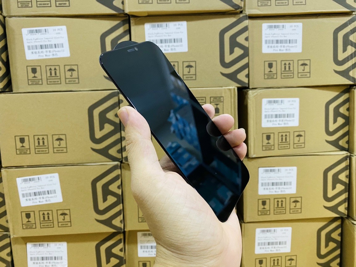 Kính cường lực chống nhìn trộm Nillkin Amazing Guardian dùng cho máy Iphone 12/12 Pro - 12 Pro Max - Hàng chính Hãng.