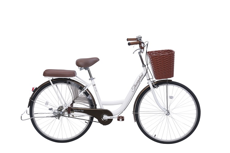 Xe Đạp Thống Nhất Mini New 24, 26 Inch - Phù Hợp Với Người Cao Từ 1M35 Trở Lên - Trắng - 24 Inch
