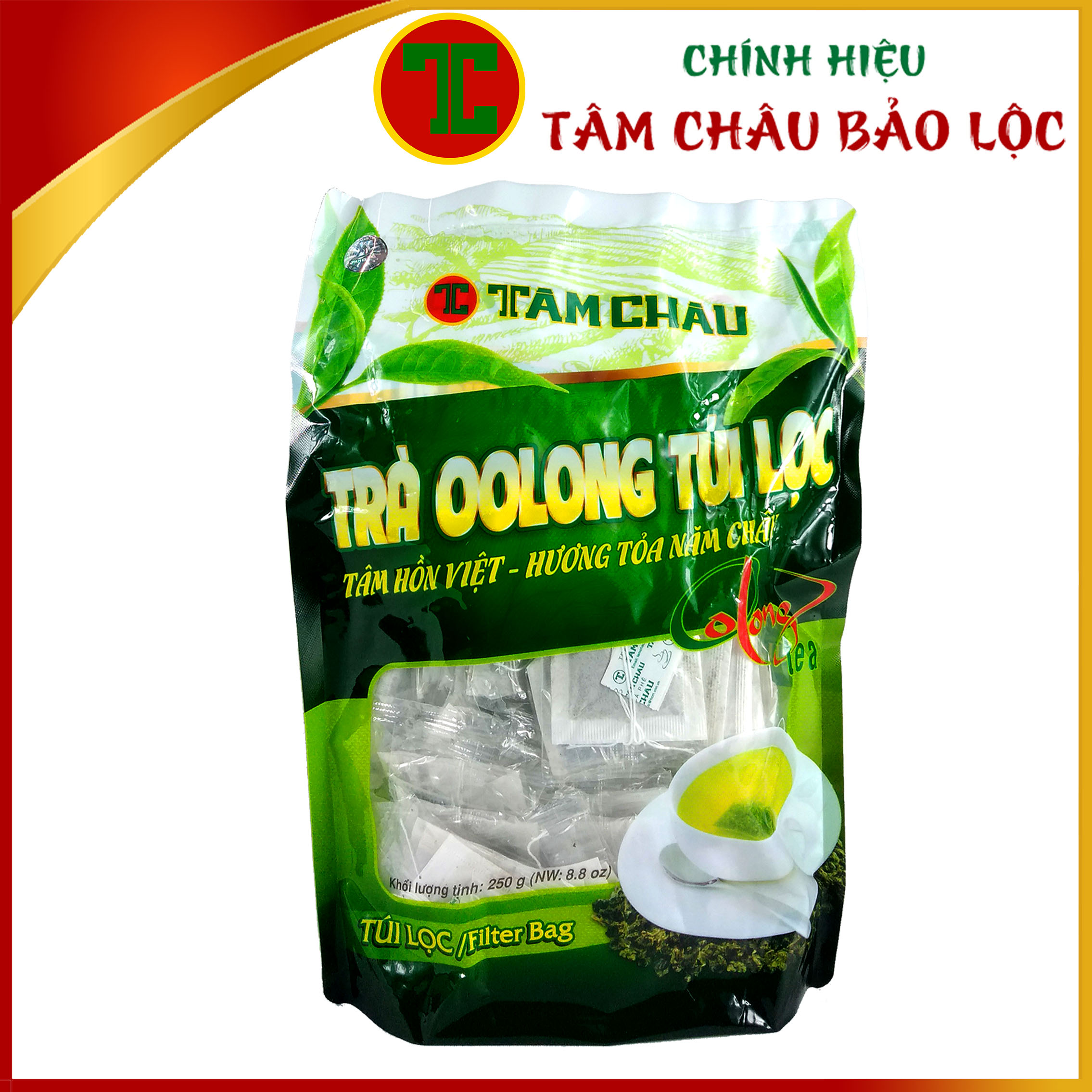 [TÂM CHÂU] Trà Oolong Túi Lọc Cao Cấp 250Gr