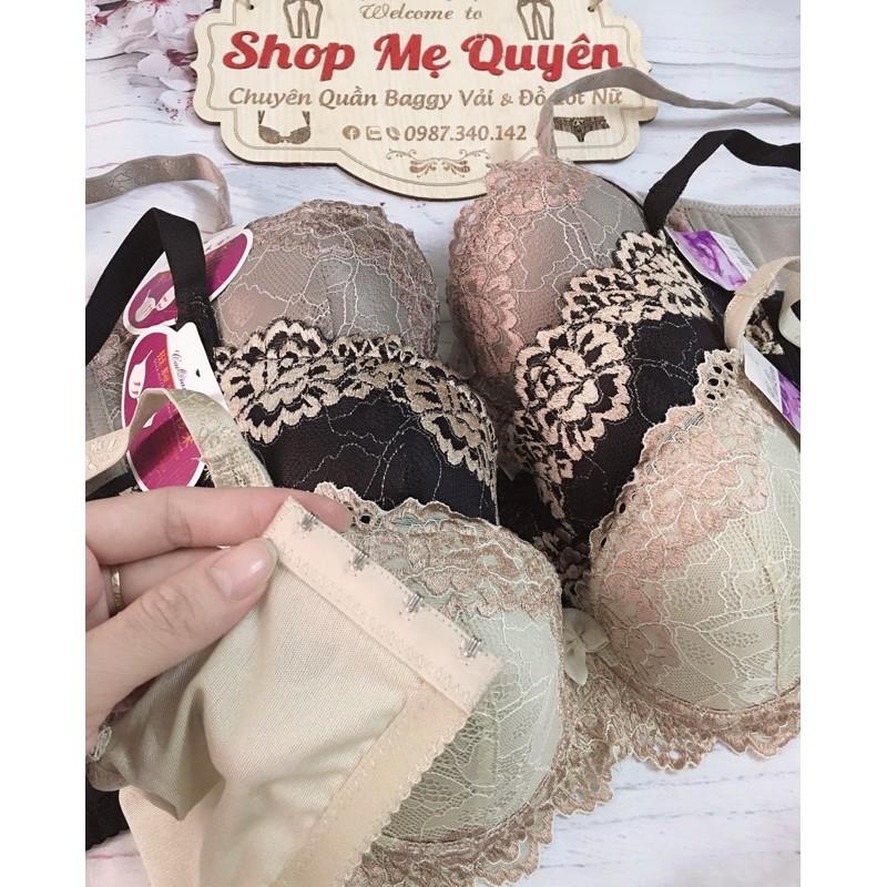 Áo ngực Ren Thêu mút mỏng chống chảy sệ
