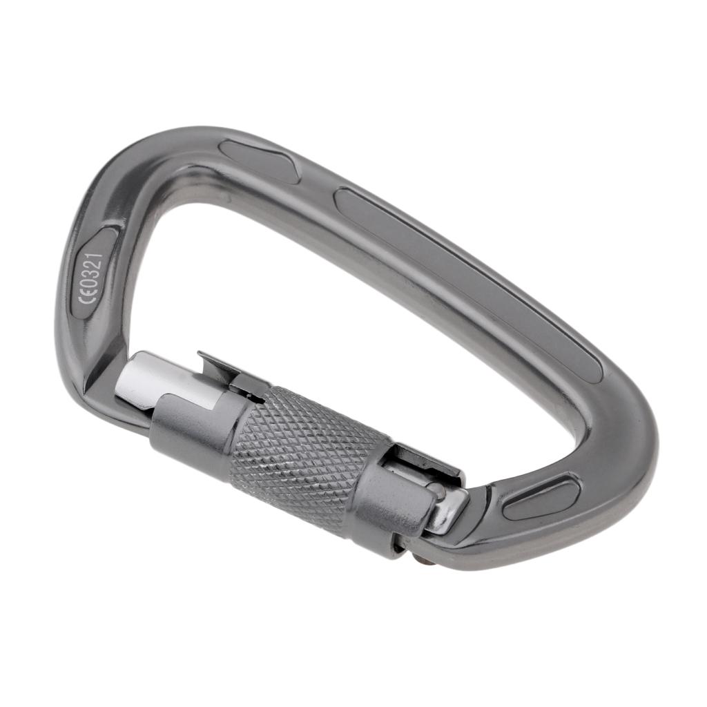 Carabiner Khóa Tự động 24KN Carabiner để Leo Núi