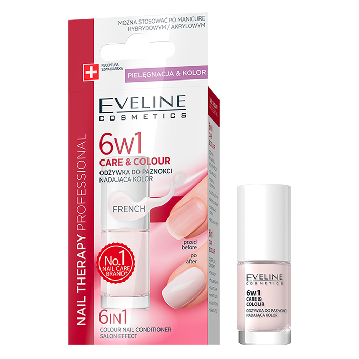 Sơn Dưỡng Móng Màu Trắng Eveline (5ml)