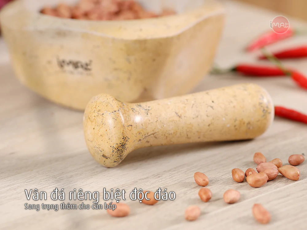 Cối và chày đá Cẩm thạch iMat