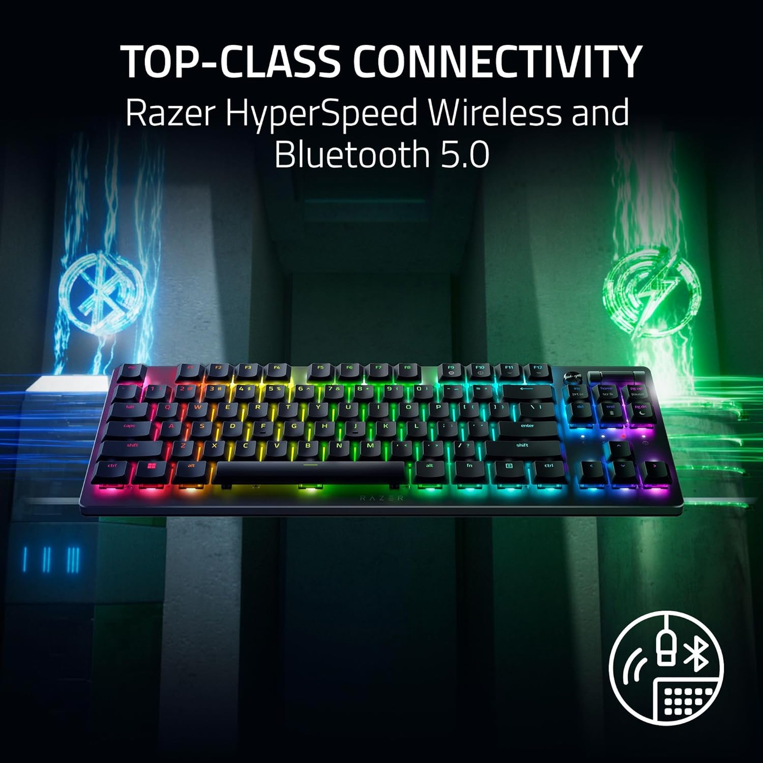 Bàn phím Razer DeathStalker V2 Pro Tenkeyless-Wireless Low Profile Optical Gaming Keyboard_Mới, hàng chính hãng