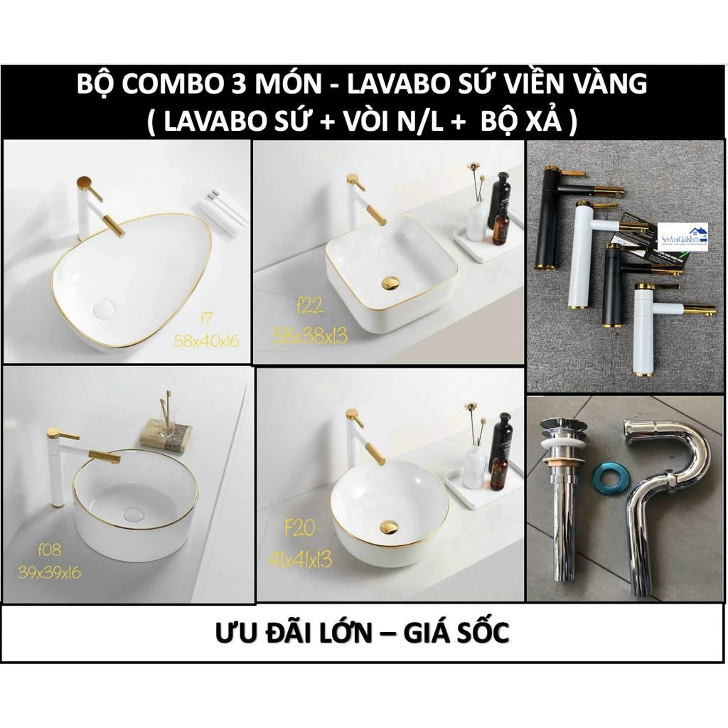 Lavabo sứ cao cấp