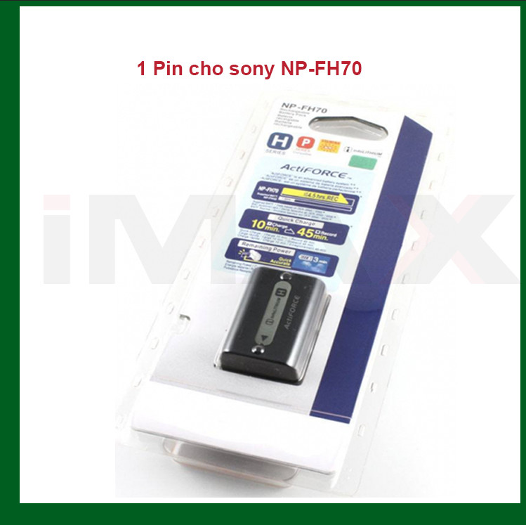 Combo Pin Sạc Cho Máy ảnh Sony NP-FH70