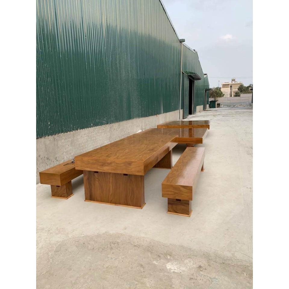 Bộ bàn ghế K3 mẫu ghế ko tựa VTV - Đồ Gỗ Bình Long 0388 639 288