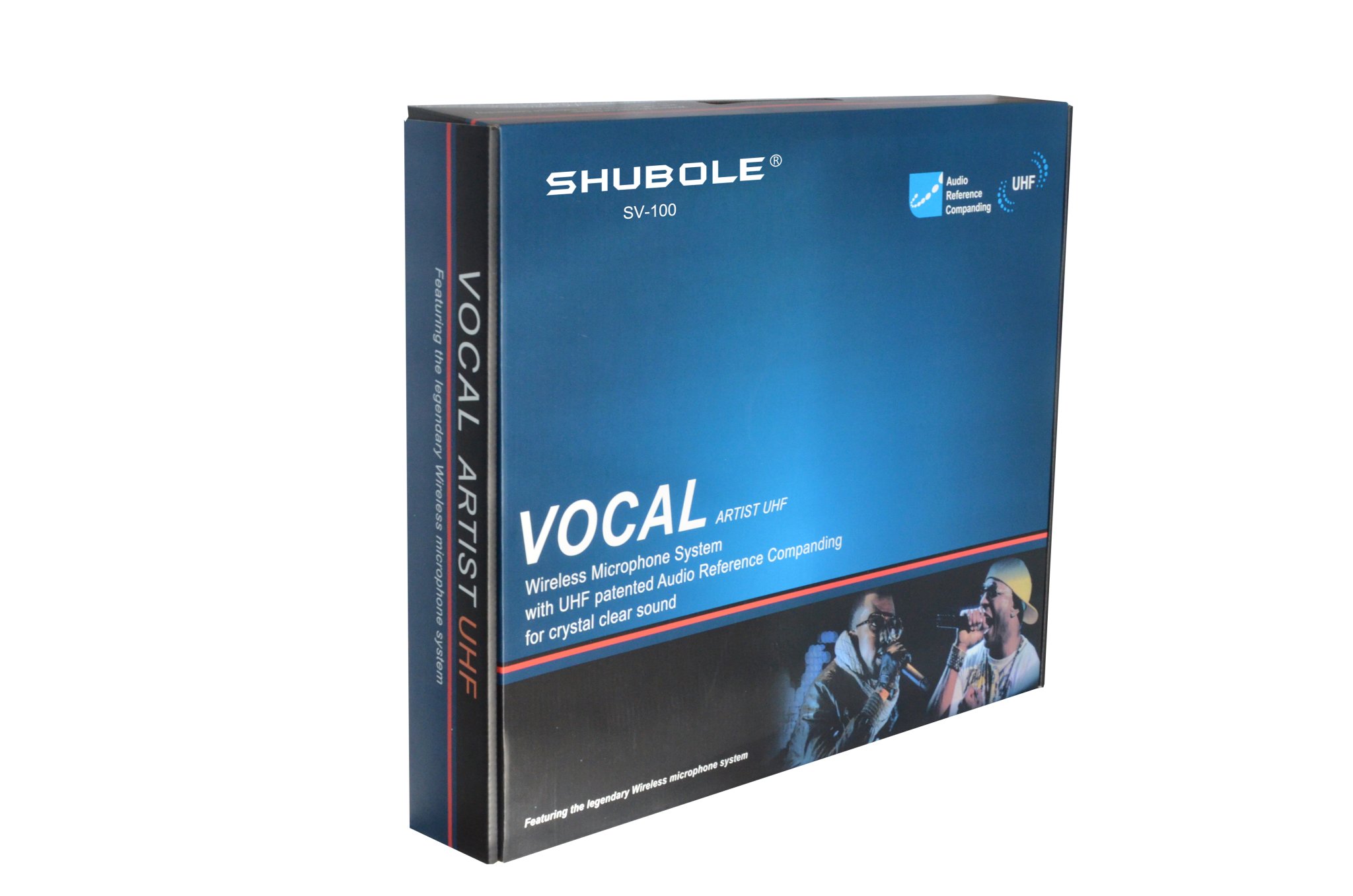 Đầu Thu Karaoke Không Dây Shubole SV-100 + 2 Micro Không Dây UHF Chính Hãng