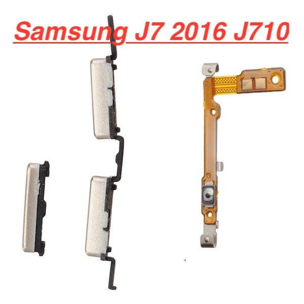 Mạch Nút Nguồn Trong Ngoài Cho Samsung J7 2016 J710 Dây Cáp Nút Nguồn, Tăng Giảm Âm Lượng Linh Kiện Thay Thế