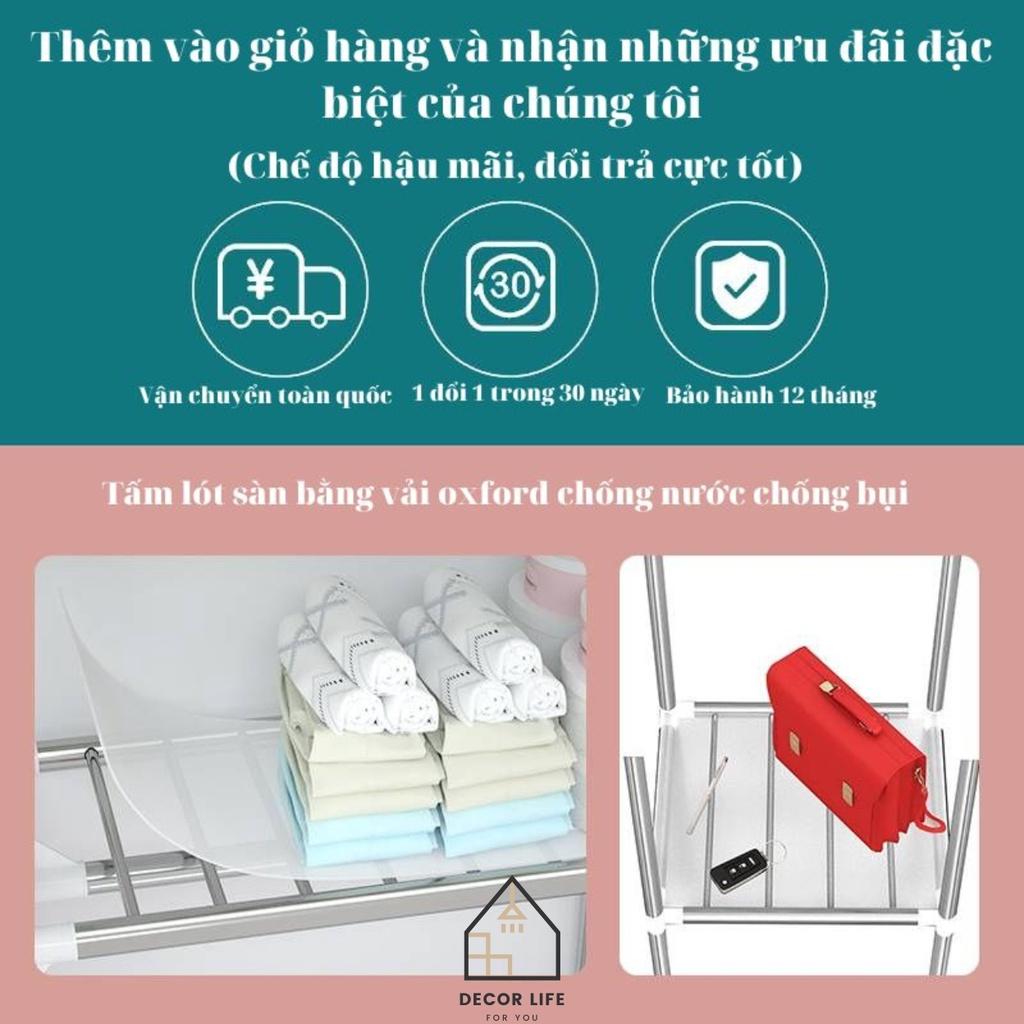 Tủ Quần Áo Vải, Tủ Vải Khung Thép Titan Cao Cấp Các Loại Đa Dạng Kích Thước Đa Dạng Mẫu Mã