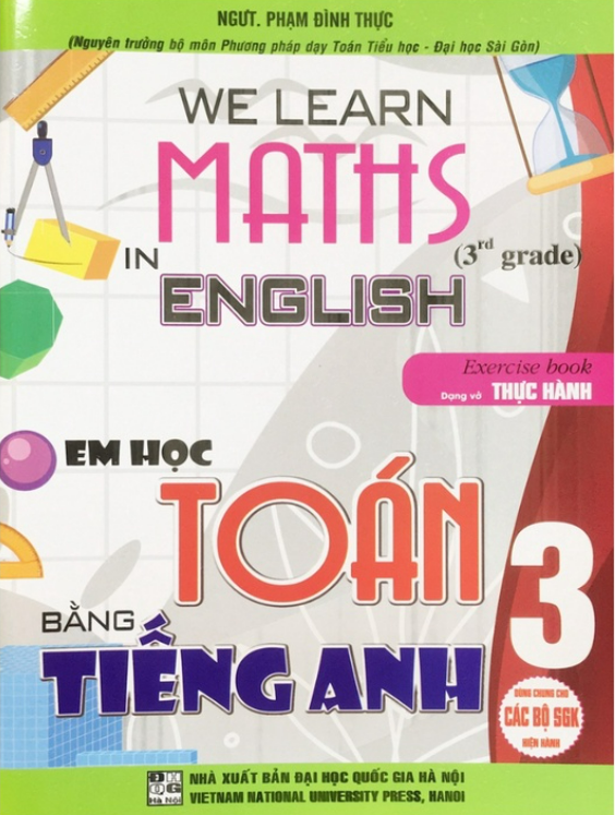 Sách - Em Học Toán Bằng Tiếng Anh Lớp 3