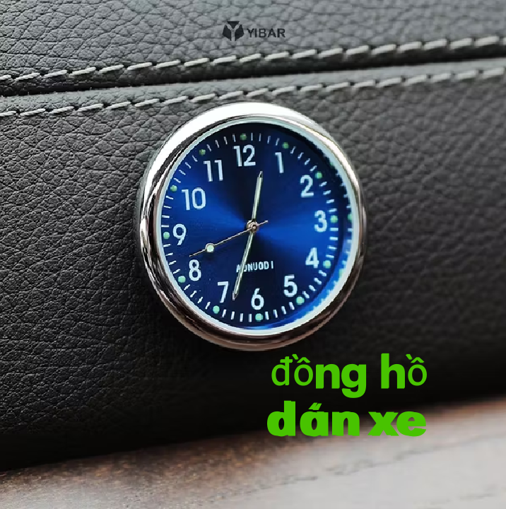 Đồng hồ dán xe máy ôtô có keo sẵn dán ở bất cứ đâu bạn muốn