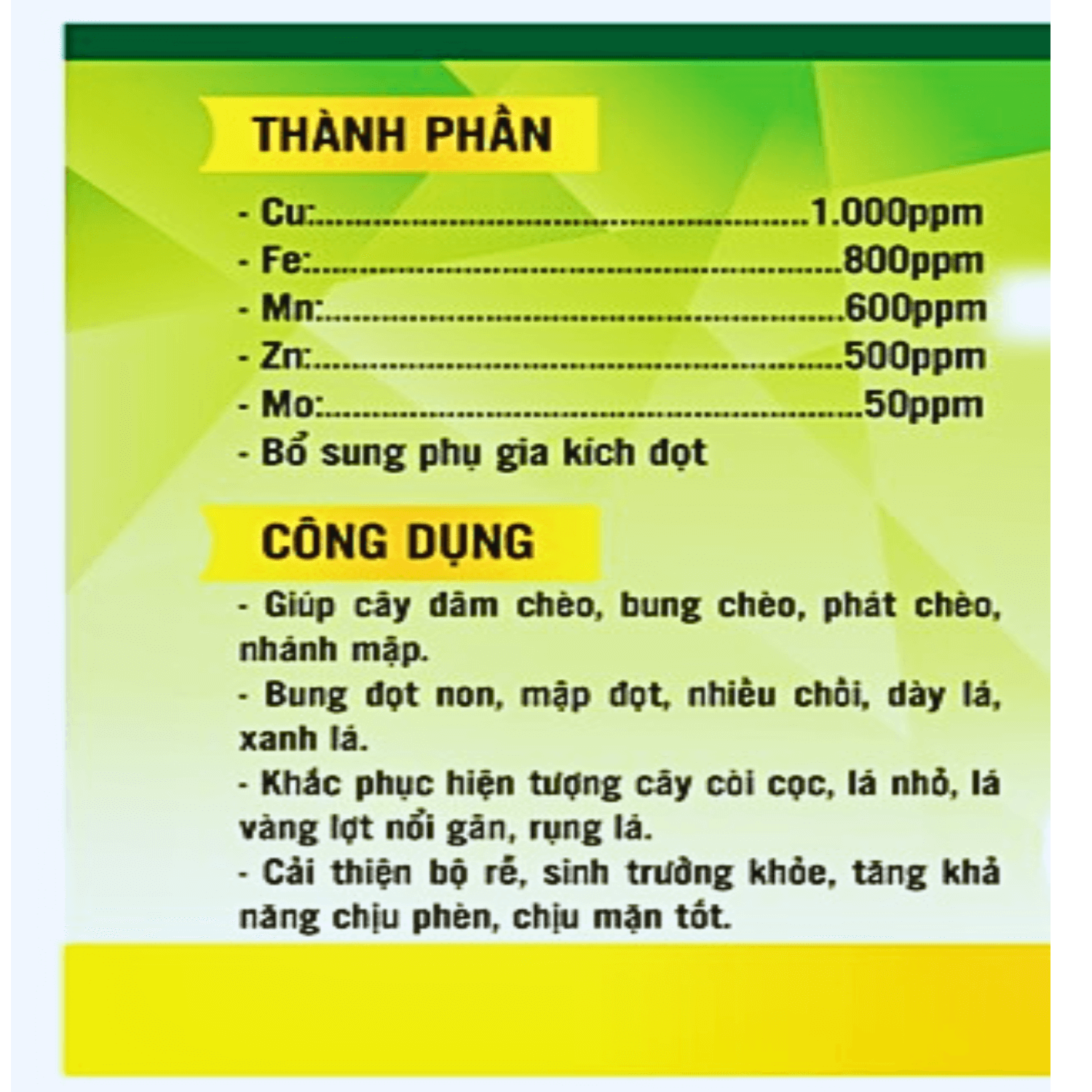 Phân bón VIGAMI COMBI siêu vọt đọt 100ML