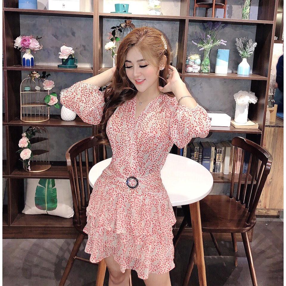 Váy Bay Tay Dài Tùng Bèo Tầng mã VD2864190
