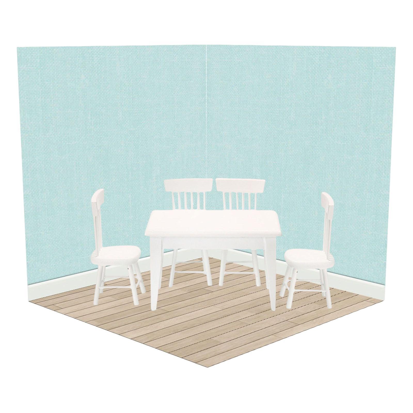 2x 1:12 Dollhouse Display Board Miniature Background Board for Gift Unisex