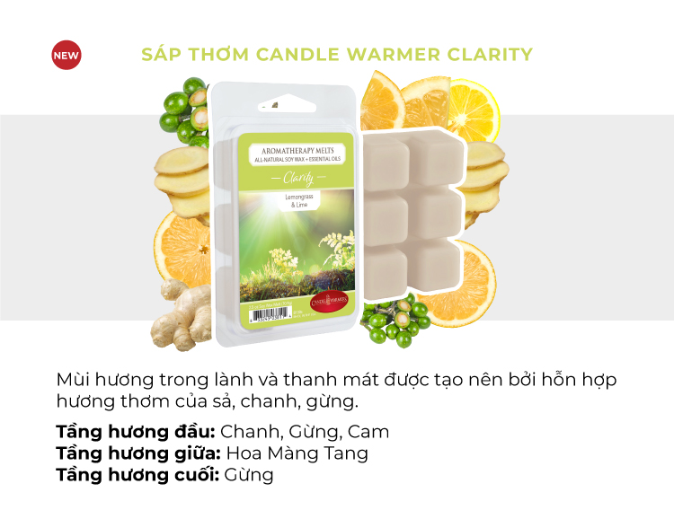 Sáp thơm Candle Warmer - Clarity