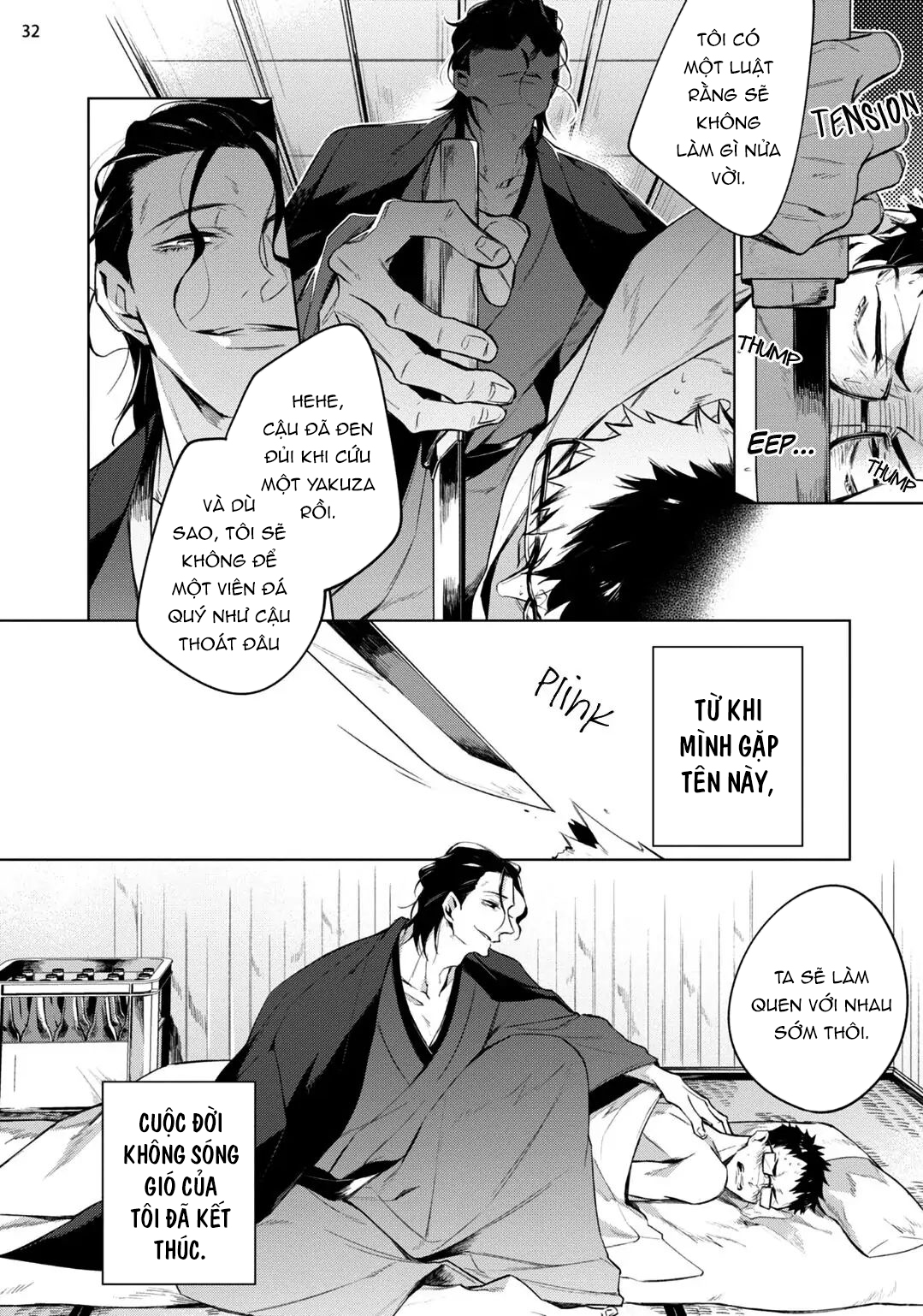 tên giang hồ tôi cứu để mắt tới tôi?! chapter 1 32