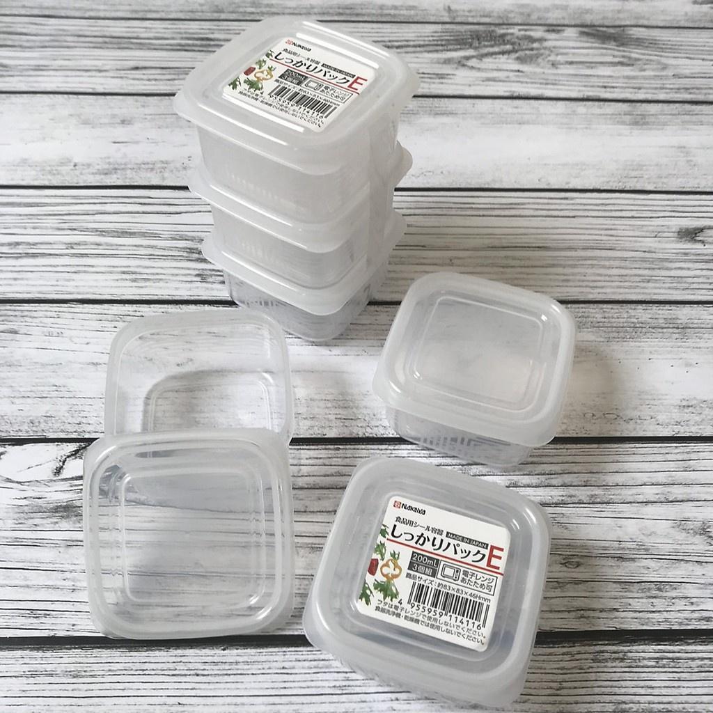Hộp trữ đông, bảo quản đồ ăn dặm có nắp mini, đựng linh kiện điện tử nội địa Nhật Bản