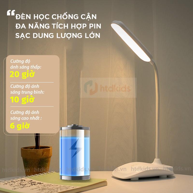 Đèn học chống cận đa năng tích hợp Pin sạc dung lượng lớn