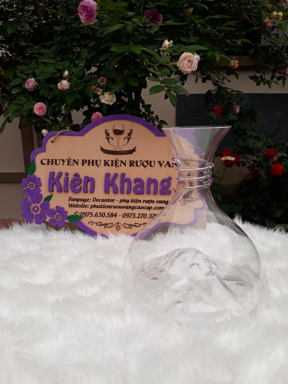 Bình thở vang hình núi 1700ml - Decanter MS 030