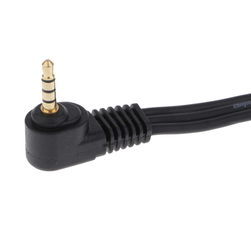 3.5mm Male To 3-RCA Male Adapter Audio Stereo Extension Cable