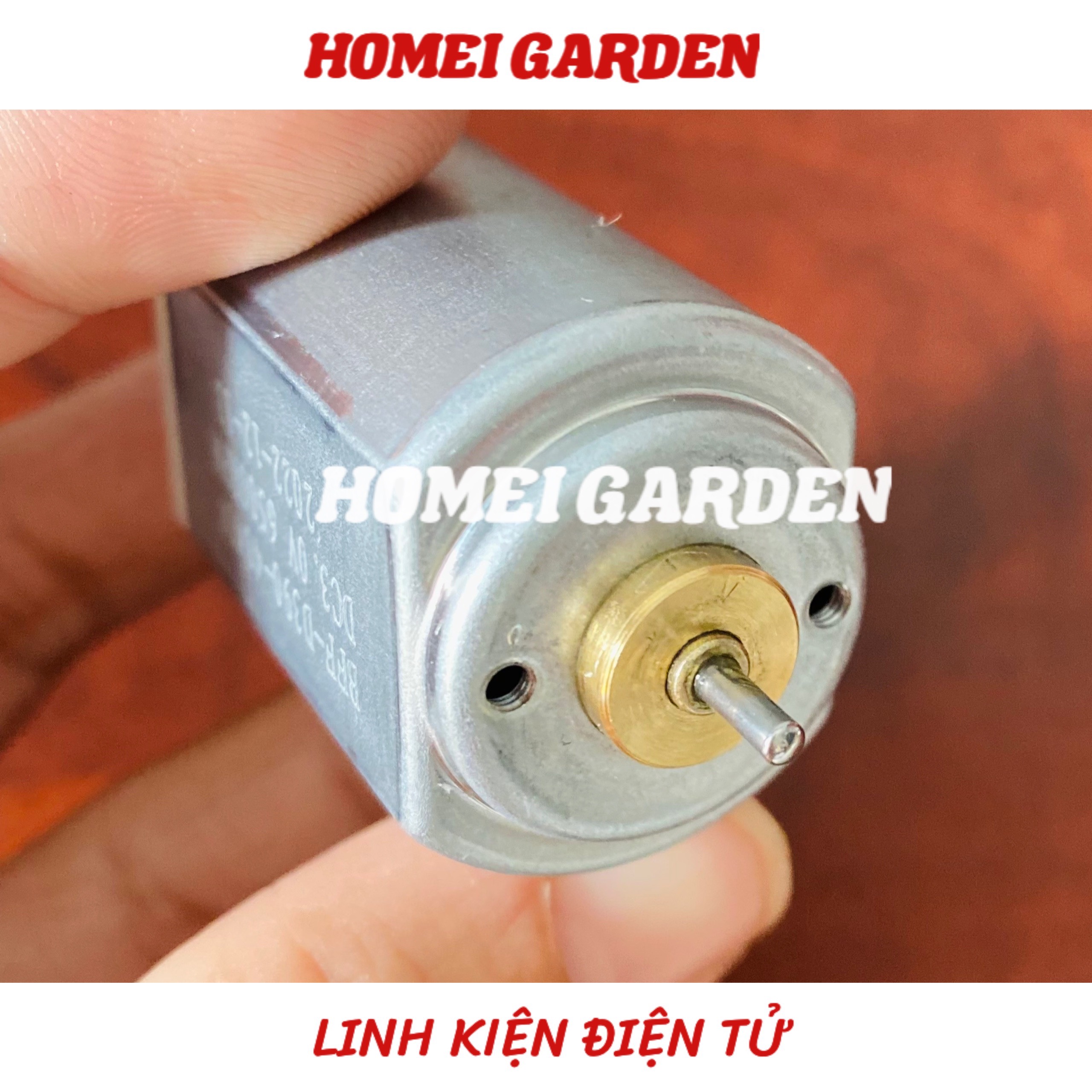 Motor mini 390 DC 3V 3,7V từ tính mạnh tốc độ 6500 - 7500 RPM cho máy làm tóc tông đơ thiết bị làm đẹp - HM0125