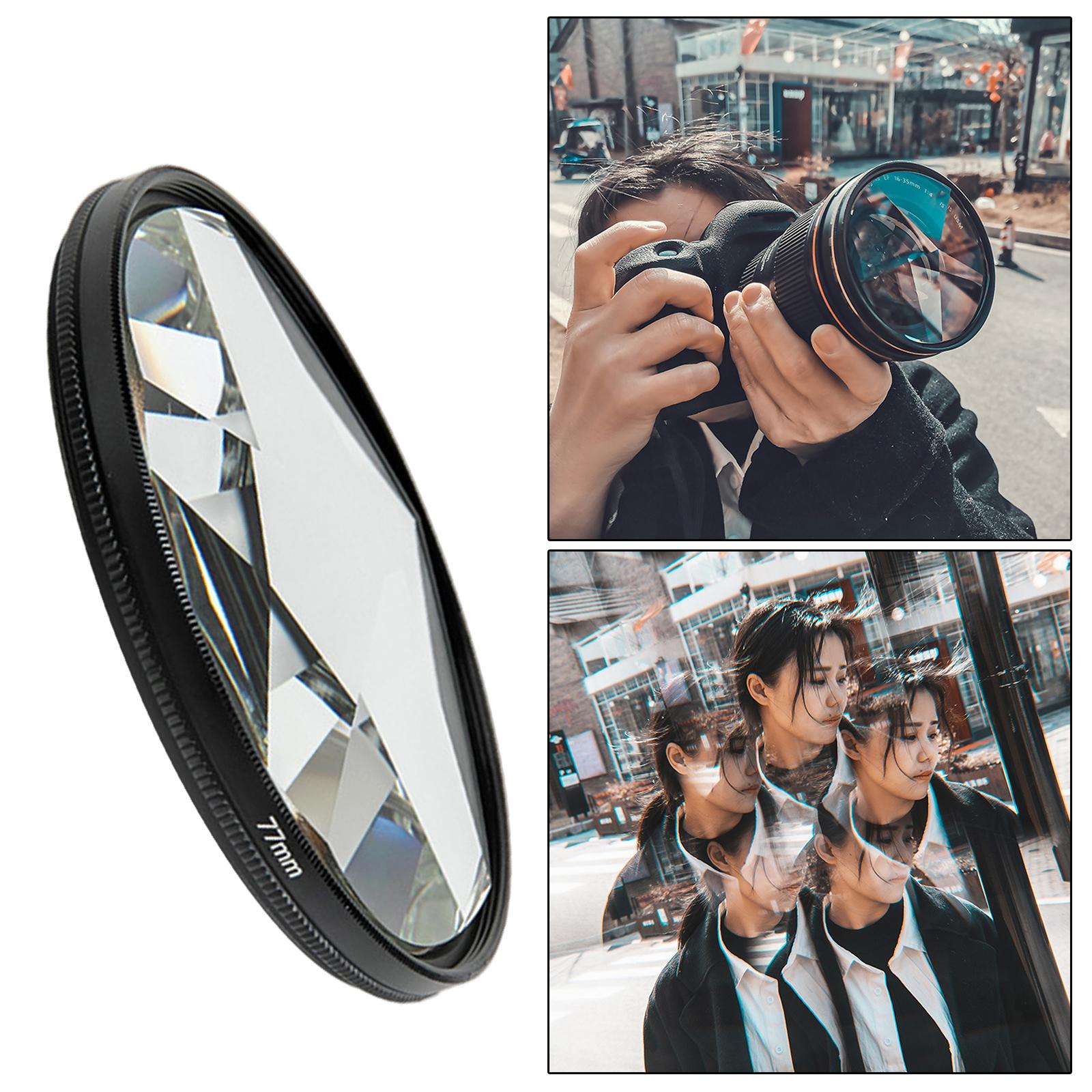 Black 77mm Pentaprism  Camera Filter SLR Camera Photography Equipment