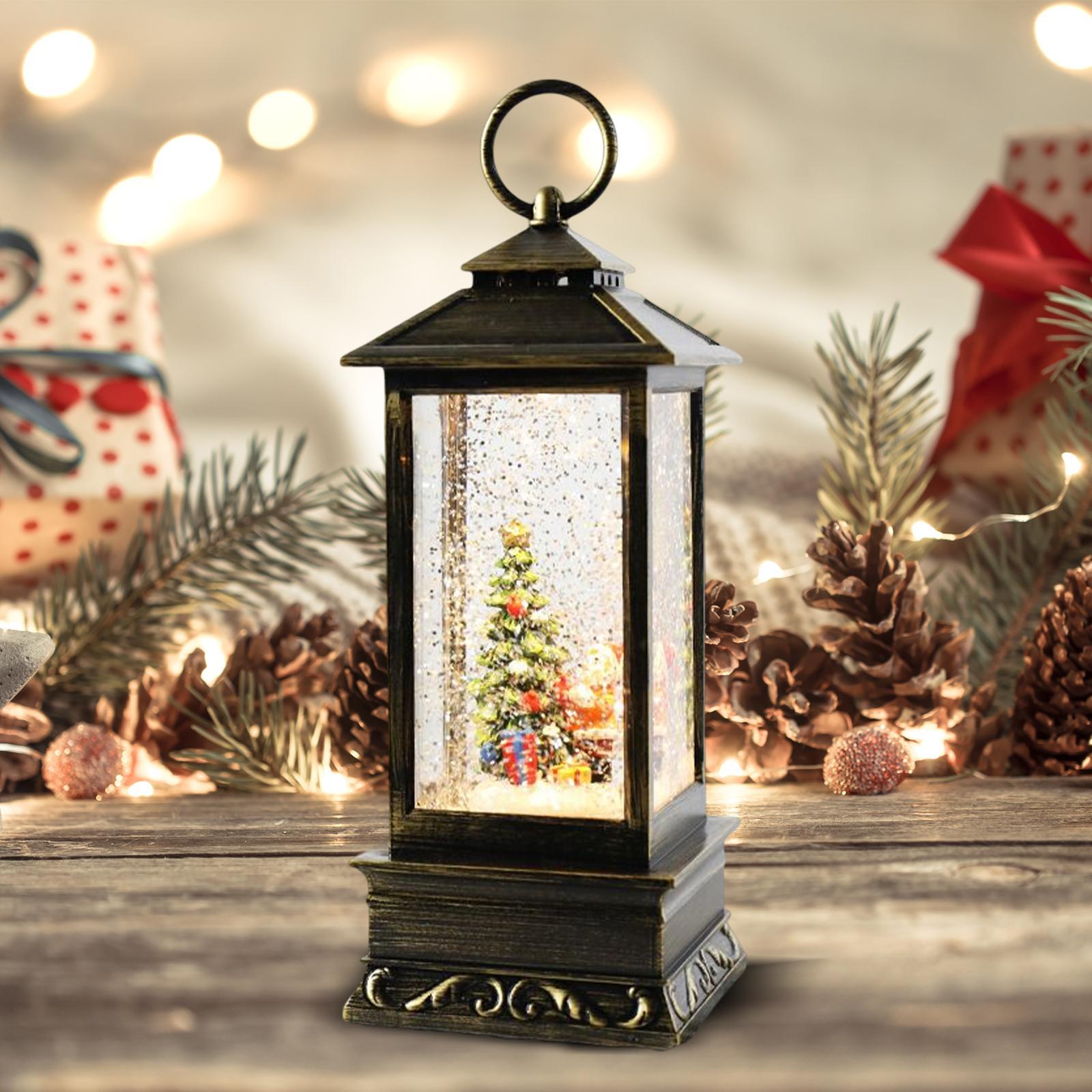 Christmas Lantern Music Box Kids Gift Decoration with Light Birthday Gift
