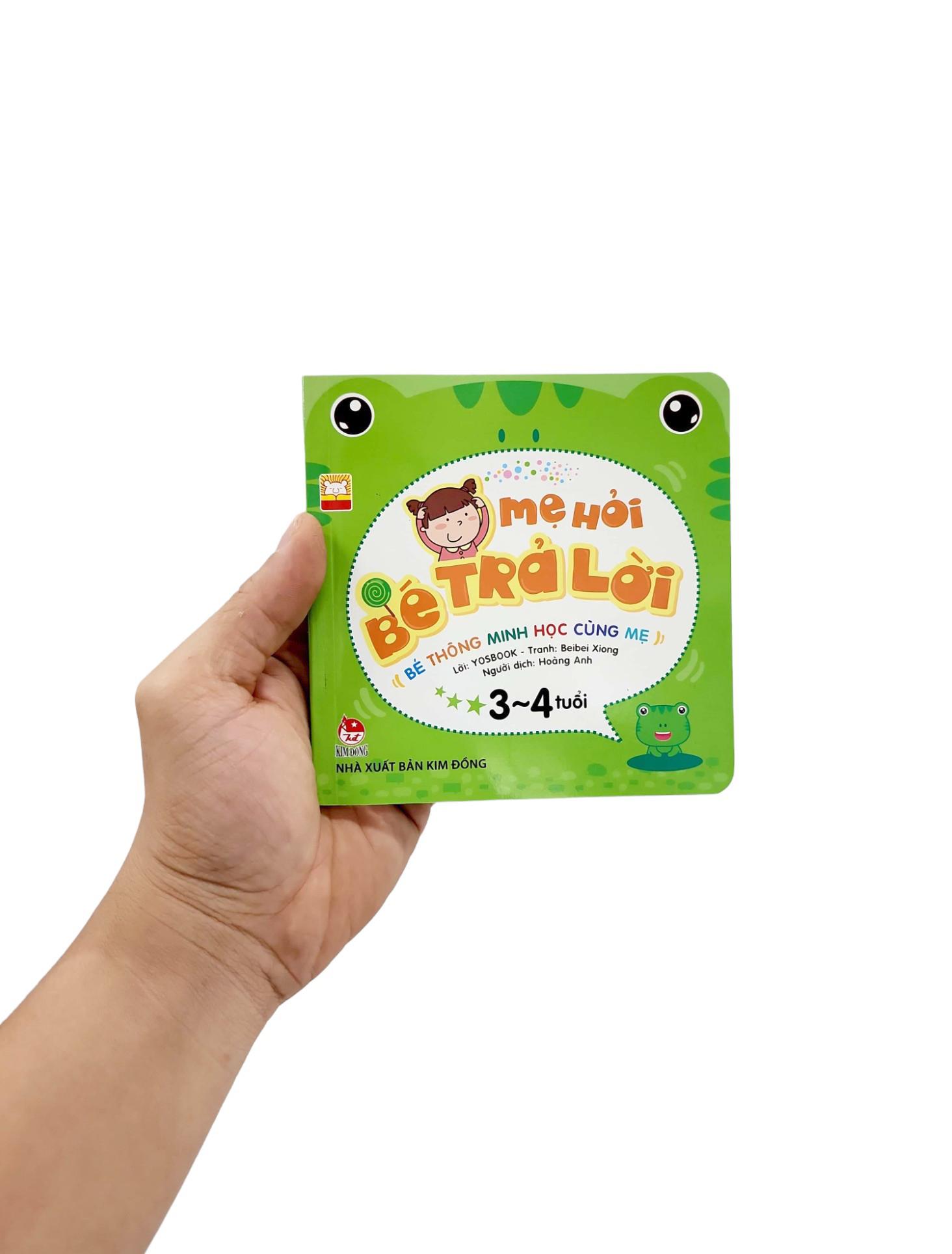 Sách Mẹ Hỏi Bé Trả Lời 3-4 Tuổi (Tái Bản)