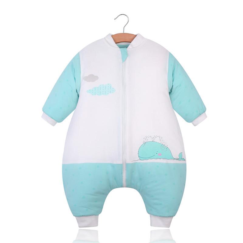 Có Thể Tháo Rời Tay Dành Cho Bé Kids Cho Bé Ngủ Cotton Cho Bé Giấc Ngủ Ngon Bao Thu Đông Trẻ Em Chia-Chân Váy Ngủ túi