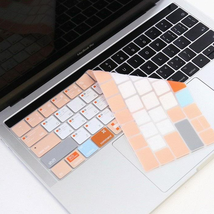 Phủ Phím Dành Cho Macbook Bản ShortCut ( Orange )